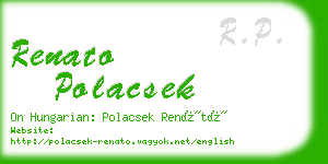 renato polacsek business card